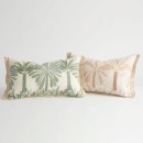 Siwa-Palm-Oblong-Embroidered-Cushion-by-MUSE Sale