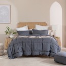 Snoozi-Cube-Charcoal-Comforter-Set-by-Essentials Sale