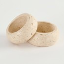 Travertine-Marble-Napkin-Ring-2-Pack-by-MUSE Sale
