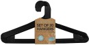 Plastic-Hanger-Black-20-Pack Sale