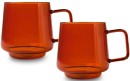 Maxwell-Williams-Blend-Sala-Glass-Cup-in-Amber-400ml-Set-of-2 Sale