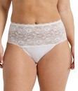 Kayser-Perfects-Cotton-Lace-Lace-Stretch-Cotton-Hicut-Brief-White Sale