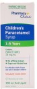 Pharmacy-Choice-Childrens-Paracetamol-Syrup-1-5-Years-200mL Sale