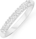Sterling-Silver-Fine-Cubic-Zirconia-Pave-Friendship-Ring Sale