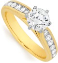 Alora-14ct-Gold-Lab-Grown-Diamond-Shoulder-Solitaire-Ring Sale