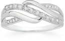 9ct-White-Gold-Diamond-Crossover-Ring Sale