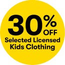 30-off-Selected-Licensed-Kids-Clothing Sale