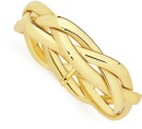 9ct-Gold-Hollow-Loose-Plait-Dress-Ring Sale