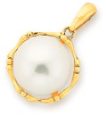 9ct-Gold-Cultured-Freshwater-Pearl-Pendant Sale