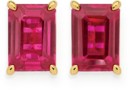 9ct-Gold-Created-Ruby-Studs Sale