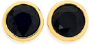 9ct-Gold-Black-Sapphire-Studs Sale