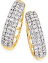 9ct-Gold-Pave-Set-Diamond-Earrings Sale