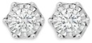 9ct-Two-Tone-Gold-Diamond-Stud-Earrings Sale