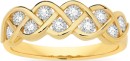 9ct-Gold-Diamond-Plait-Ring Sale