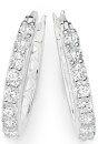 Sterling-Silver-Cubic-Zirconia-Hoops-15mm Sale