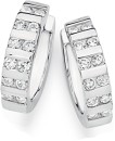 Sterling-Silver-Cubic-Zirconia-Huggie-Earrings Sale