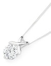 Sterling-Silver-Large-Round-Cubic-Zirconia-Kiss-Pendant Sale