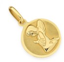 9ct-Gold-Praying-Angel-Disc-Pendant Sale