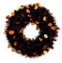 Spooky-Hollow-Tinsel-Wreath-Pumpkin Sale