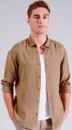 Blaq-Linen-Shirt-Chocolate Sale