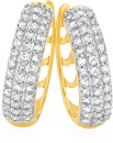 9ct-Gold-Diamond-Huggies Sale