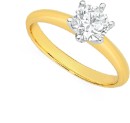 18ct-Gold-Diamond-Solitaire-Ring Sale