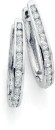 9ct-White-Gold-Diamond-Hoop-Earrings Sale