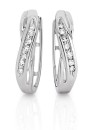 9ct-White-Gold-Diamond-Huggie-Earrings Sale