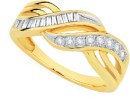 9ct-Gold-Diamond-Swirl-Ring Sale