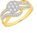 9ct-Gold-Diamond-Miracle-Wrap-Ring Sale