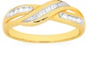 9ct-Gold-Diamond-Crossover-Ring Sale