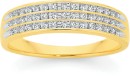 9ct-Gold-Diamond-3-Row-Band Sale