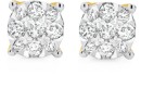 9ct-Yellow-Gold-Diamond-Stud-Earrings Sale