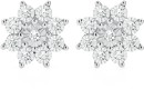 9ct-Yellow-Gold-Diamond-Starburst-Stud-Earrings Sale