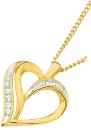 9ct-Gold-Diamond-Heart-Pendant Sale