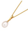 9ct-Gold-Cultured-Freshwater-Pearl-Teardrop-Pendant Sale