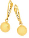 9ct-Gold-8mm-Euroball-Earrings Sale