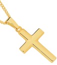 9ct-Gold-18mm-Plain-Cross-Pendant Sale