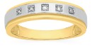 9ct-Two-Tone-Diamond-Gents-Ring Sale