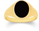 9ct-Gold-Black-Agate-Signet-Gents-Ring Sale