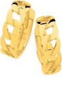 9ct-Gold-Curb-Pattern-Front-Huggie-Earrings Sale