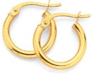 9ct-Gold-Polished-2x10mm-Hoop-Earrings Sale