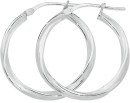 Sterling-Silver-20mm-Round-Twisted-Tube-Hoop-Earrings Sale