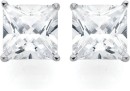 Sterling-Silver-8mm-Cubic-Zirconia-Square-Studs Sale