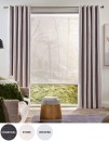 40-off-Neutrals-Blockout-Eyelet-Curtains Sale