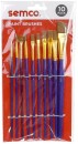 Semco-Nylon-Paint-Brushes-10-Pack-Natural Sale