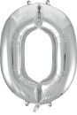 Decrotex-Number-0-Foil-Balloon-Silver-86cm Sale