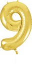 Decrotex-Number-9-Foil-Balloon-Gold-86cm Sale