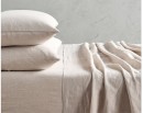 David-Jones-Collection-Washed-Linen-Queen-Quilt-Cover-Set-in-Natural-Linen Sale