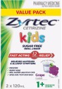 Zyrtec-Kids-Fast-Acting-Allergy-Hayfever-Relief-Grape-Flavour-Oral-Liquid-2-X-120ml Sale